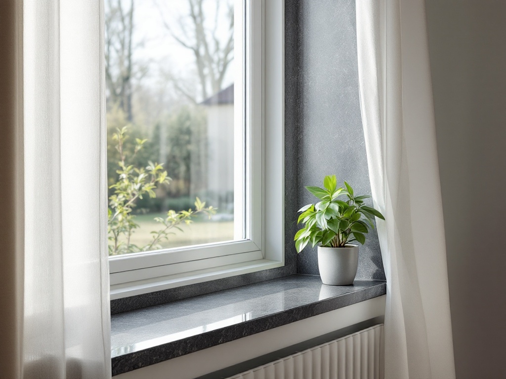 Natuurstenen vensterbank op maat