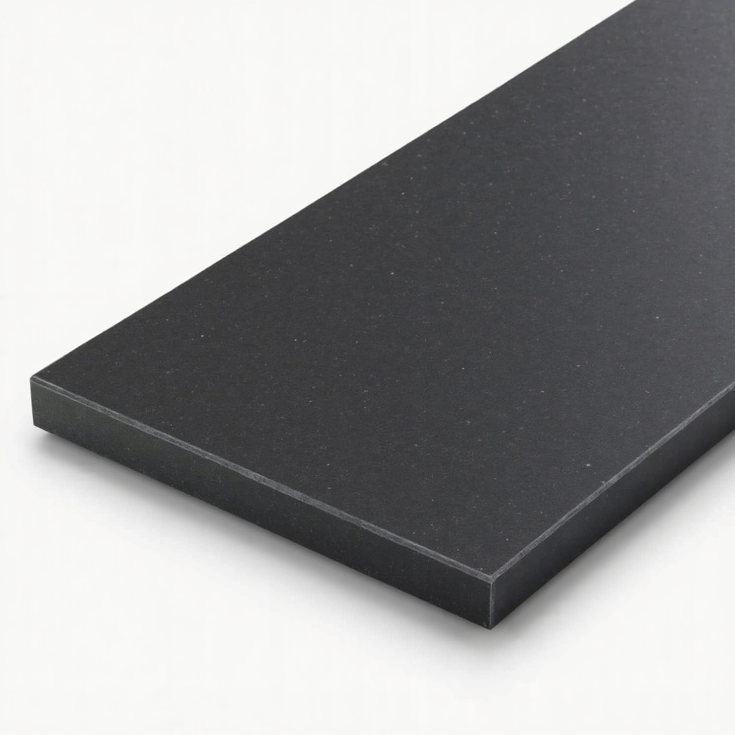 Haardplateau Graniet Fine Basalt (antraciet, gezoet)