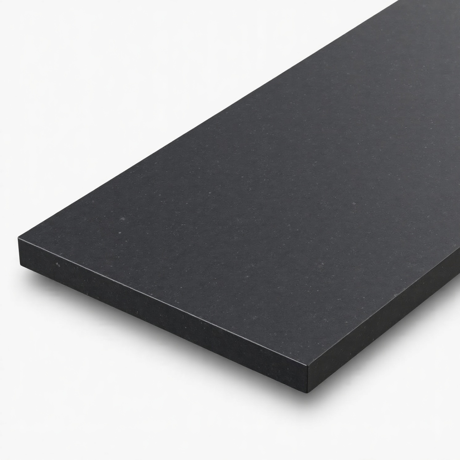 Toiletplateau Graniet Fine Basalt (antraciet, gezoet)
